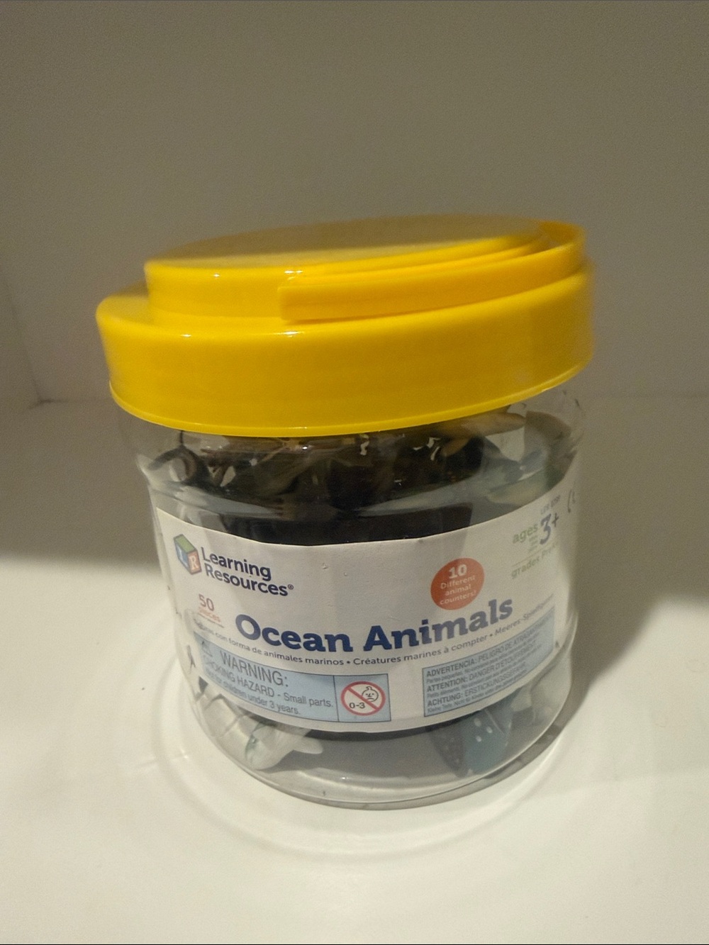 NWT learning resources Ocean Animals Jar - Educational Toy Set